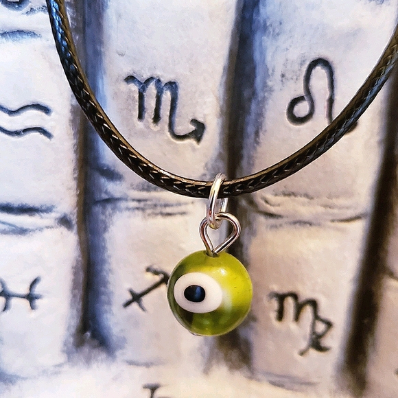 Evil Eye Protection Pendant Necklace Lucky Murano Glass NWT - Picture 1 of 5